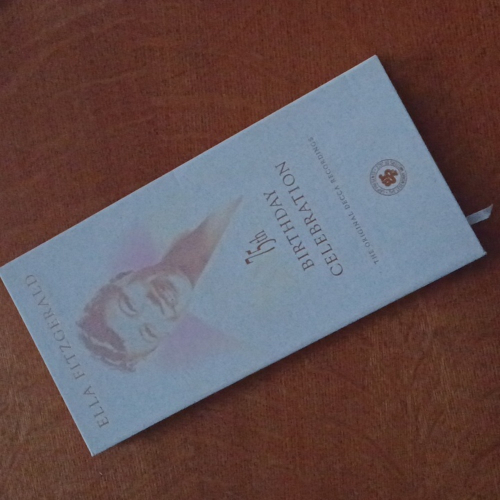 Ella Fitzgerald 75th Birthday  2CD's & 33 Page Book - Bio & Photos